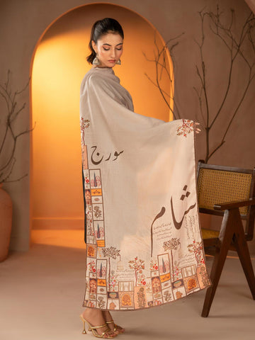 Calligraphed Odhni – احساس کو اوڑھ لیجیے For Women